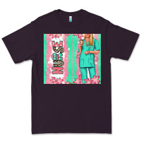 Plum nurse  blonde woman Premium Tee - RanaPortraitStore