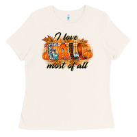 Bone i love fall most of all Ladies Tee - RacoonDesign