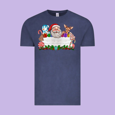 Custom Name Christmas Vintage Tee Designed By Texasbilliewilder