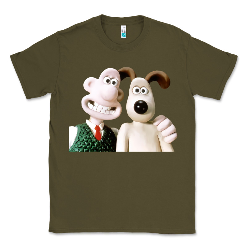 The Man With His Dog Taking Selfie W.a.l.l.a.c.e Classic Tee by lanVoArt | Teevron