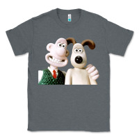 Charcoal Heather the man with his dog taking selfie w.a.l.l.a.c.e Classic Tee - lanVoArt