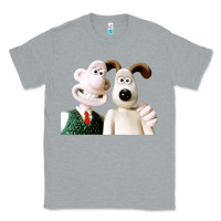 Heather Grey the man with his dog taking selfie w.a.l.l.a.c.e Classic Tee - lanVoArt