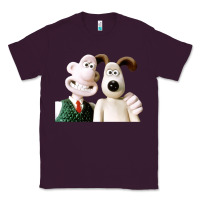 Plum the man with his dog taking selfie w.a.l.l.a.c.e Classic Tee - lanVoArt