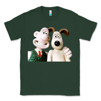 Sports Green the man with his dog taking selfie w.a.l.l.a.c.e Classic Tee - lanVoArt