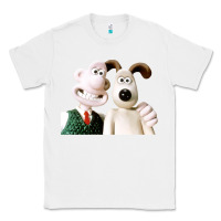 White the man with his dog taking selfie w.a.l.l.a.c.e Classic Tee - lanVoArt