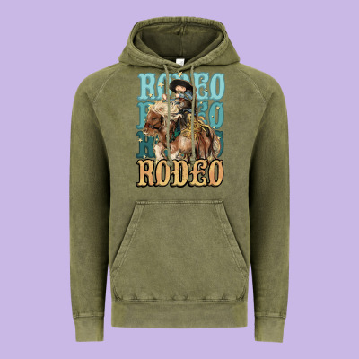 Rodeo Kid Cowboy Midilli Horse Vintage Hoodie Designed By Howdyjamesfarm