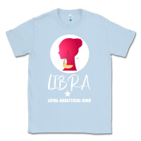 Dusty Blue Libra Zodiac Sign Horoscope Birth Gift Girl Classic Tee - Bettercallsaul