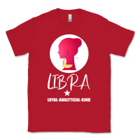 Red Libra Zodiac Sign Horoscope Birth Gift Girl Classic Tee - Bettercallsaul