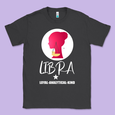 Libra Zodiac Sign Horoscope Birth Gift Girl Classic Tee Designed By Bettercallsaul