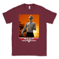 Burgundy rooster topgun retro Classic Tee - lanVoArt