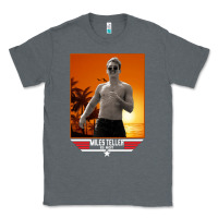 Charcoal Heather rooster topgun retro Classic Tee - lanVoArt