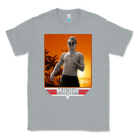 Heather Grey rooster topgun retro Classic Tee - lanVoArt