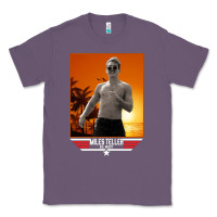 Lavender rooster topgun retro Classic Tee - lanVoArt