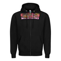 Black Howdy Valentine Zipper Hoodie - CowhideDigitalArt