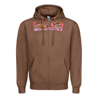 Chestnut Howdy Valentine Zipper Hoodie - CowhideDigitalArt