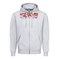 Heather Grey Howdy Valentine Zipper Hoodie - CowhideDigitalArt