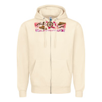 Sandshell Howdy Valentine Zipper Hoodie - CowhideDigitalArt