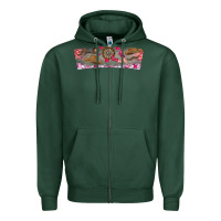 Sports Green Howdy Valentine Zipper Hoodie - CowhideDigitalArt