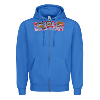 True Royal Howdy Valentine Zipper Hoodie - CowhideDigitalArt