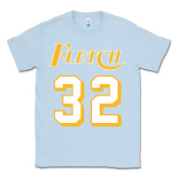 Dusty Blue fletch Classic Tee - lanVoArt