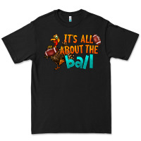 Black It's All About The Ball Premium Tee - LillyAllenDesigns