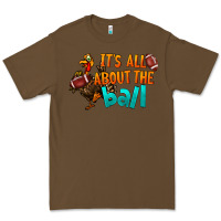 Cacao It's All About The Ball Premium Tee - LillyAllenDesigns