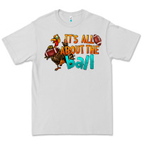 Dove Grey It's All About The Ball Premium Tee - LillyAllenDesigns