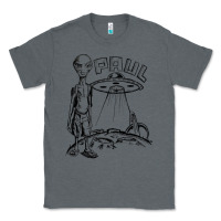 Charcoal Heather the alien paul Classic Tee - lanVoArt