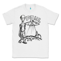 White the alien paul Classic Tee - lanVoArt
