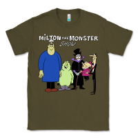 Army Green 60s milton the monster show characters and logotype Classic Tee - lanVoArt