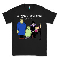 Black 60s milton the monster show characters and logotype Classic Tee - lanVoArt