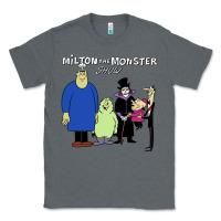 Charcoal Heather 60s milton the monster show characters and logotype Classic Tee - lanVoArt
