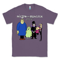 Lavender 60s milton the monster show characters and logotype Classic Tee - lanVoArt