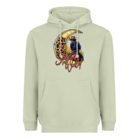 Matcha stay wild moon cowgirl Heavyweight Hoodie - RacoonDesign