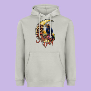 Stay Wild Moon Cowgirl Heavyweight Hoodie Designed By Racoondesign