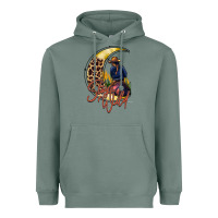 Sage stay wild moon cowgirl Heavyweight Hoodie - RacoonDesign