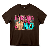 Chocolate Brown hahahaha no leopard cowhide Heavy Core Tee - JahusDesignShop