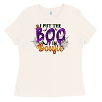 Bone I put the Boo in Boujie Ladies Tee - RacoonDesign
