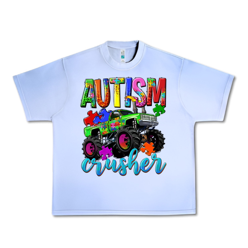 Autism Awareness Crusher Urban Heavy Tee by NancyCooperArtShop | Teevron