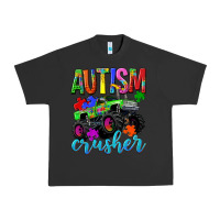 Pigment Black Autism Awareness crusher Urban Heavy Tee - NancyCooperArtShop
