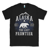 Black alaska the last frontier shirt   adventure alaskan home gift t shirt Classic Tee - lanVoArt
