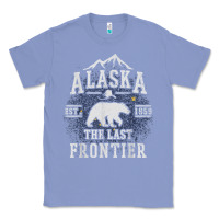 Colony Blue alaska the last frontier shirt   adventure alaskan home gift t shirt Classic Tee - lanVoArt