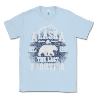 Dusty Blue alaska the last frontier shirt   adventure alaskan home gift t shirt Classic Tee - lanVoArt