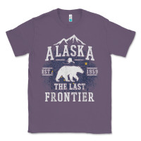 Lavender alaska the last frontier shirt   adventure alaskan home gift t shirt Classic Tee - lanVoArt