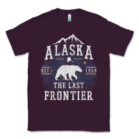 Plum alaska the last frontier shirt   adventure alaskan home gift t shirt Classic Tee - lanVoArt