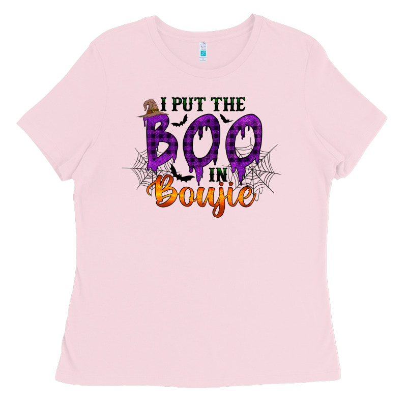 I Put The Boo In Boujie Ladies Tee by RacoonDesign | Teevron