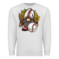 Oatmeal Heather baseball gnome Premium Sweatshirt - RacoonDesign