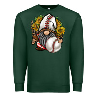Sports Green baseball gnome Premium Sweatshirt - RacoonDesign