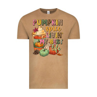 Vintage Camel Pumpkin spice livin' my best life Vintage Tee - NancyCooperArtShop