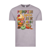Vintage Zinc Pumpkin spice livin' my best life Vintage Tee - NancyCooperArtShop